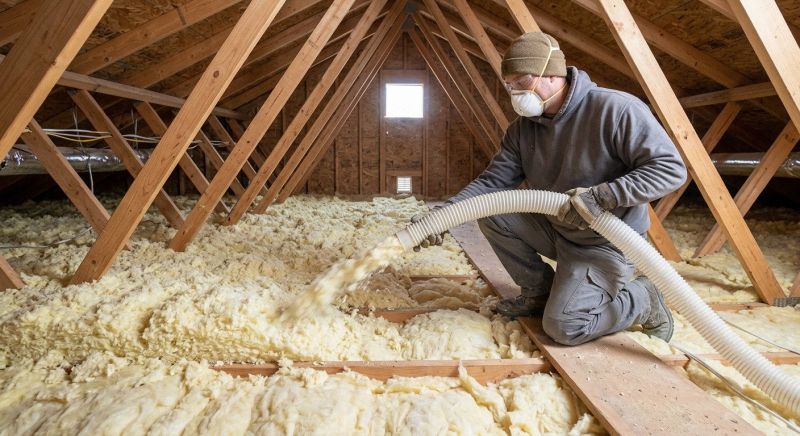 Blown Insulation Installation in Georgetown, TX